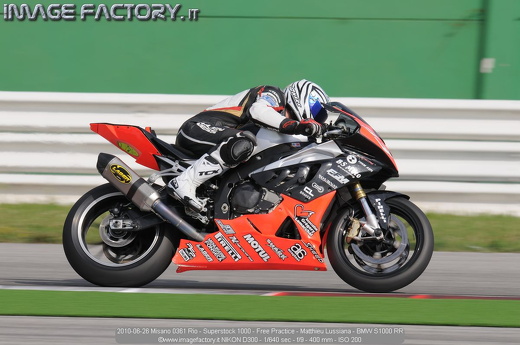 2010-06-26 Misano 0361 Rio - Superstock 1000 - Free Practice - Matthieu Lussiana - BMW S1000 RR
